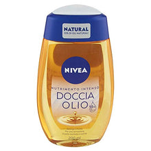 Lade das Bild in den Galerie-Viewer, Nivea Dusche Natural Oil Intensive Ernährung im Pack von 6 x 200 ml, nährendes Schaumbad auf natürlicher Ölbasis, für weiche und ernährende Haut
