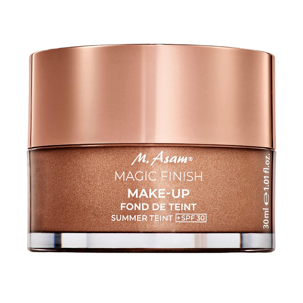 M. Asam Magic Finish Summer Teint Mit LSF 30 (30ml), 4-in-1 Primer, Make up, Puder & Concealer, Kaschiert, Gleicht Aus, Verschönert & Perfektioniert Deinen - Für Gebräunte Haut, vegan