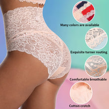 Lade das Bild in den Galerie-Viewer, Lace panties women panties High waist Plus Size female sexy underwear Butt Lift Lingerie Seamless briefs Underpants breech
